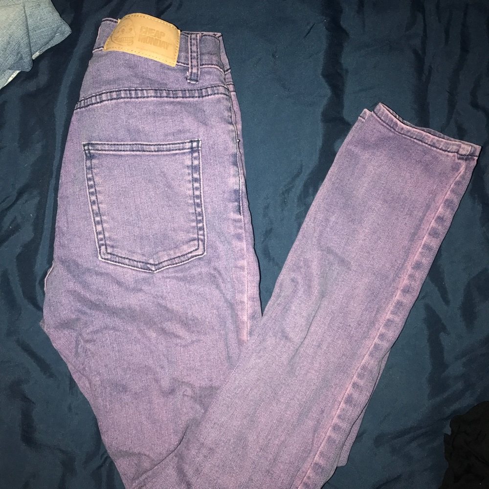 Cheap Monday High Waist Skinny Jeans